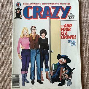 CRAZY MAGAZINE NO 40 JULY 1978 AND FOUR IS A CROWD